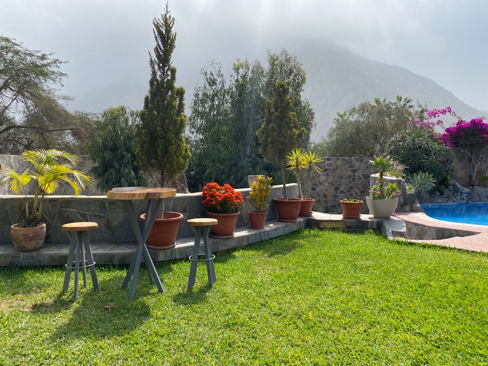 Zona de descanso con vista