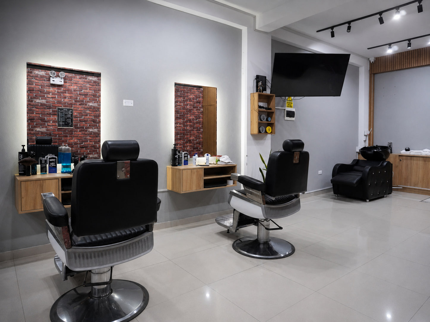Detalle de Mendieta Barber Studio